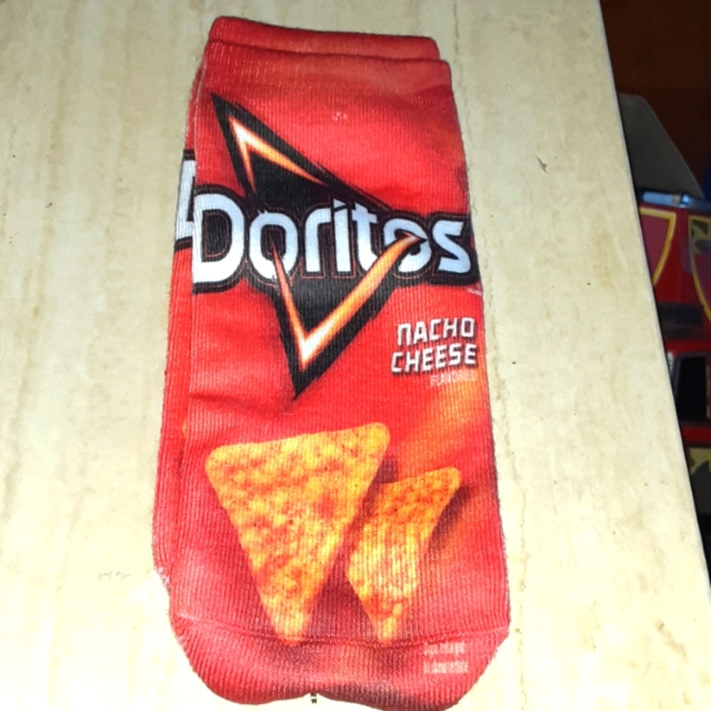 BRAND NEW DORITOS NACHO CHEESE SOCKS NEW
